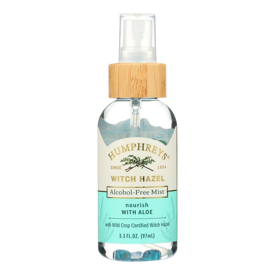 Humphreys Homeopathic Remedies - Witch Hazl Mist A/f Aloe - Case Of 12 - 3.3 Fz - Maras Green